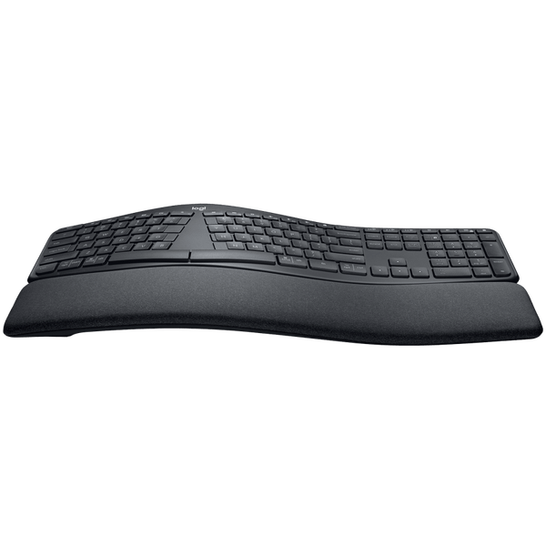 Logitech Ergo K860 tastiera Ufficio RF senza fili + Bluetooth Svizzere Grafite