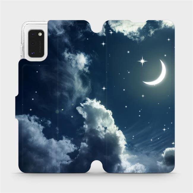 Flip case for mobile Samsung Galaxy A41 - V145P Night sky with moon (5903516173709)
