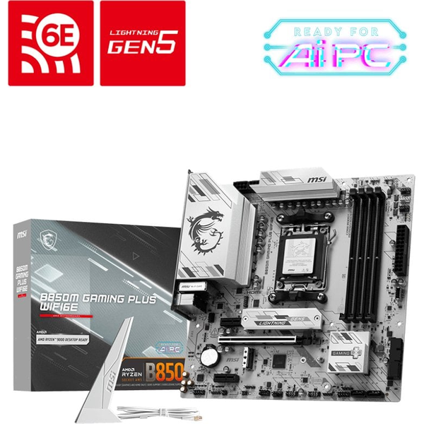 MSI B850M GAMING PLUS WIFI6E AMD B850 Mufă AM5 micro-ATX