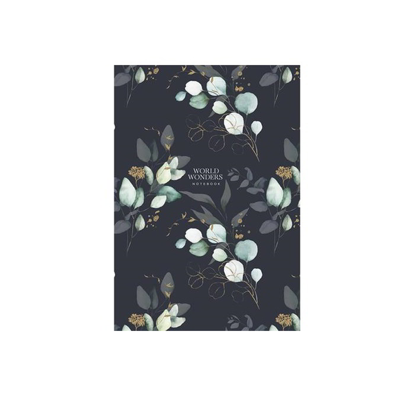 Тетрадка Школярик с твърди корици, А4, с линии, чудеса на света