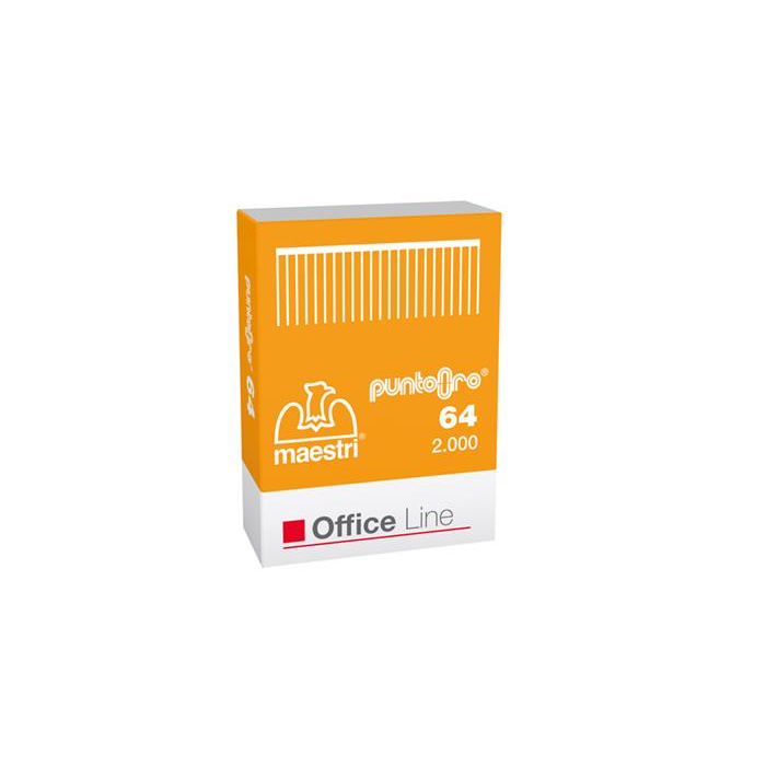 Primula Punto Oro 64 6/4 Tűzőkapocs arany (2000 db) (1001101)