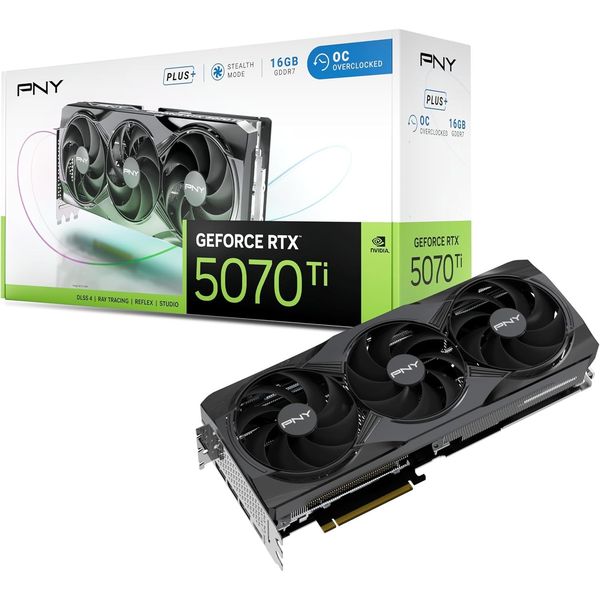 PNY GeForce RTX 5070 TI 16GB GDDR7 OC Videókártya