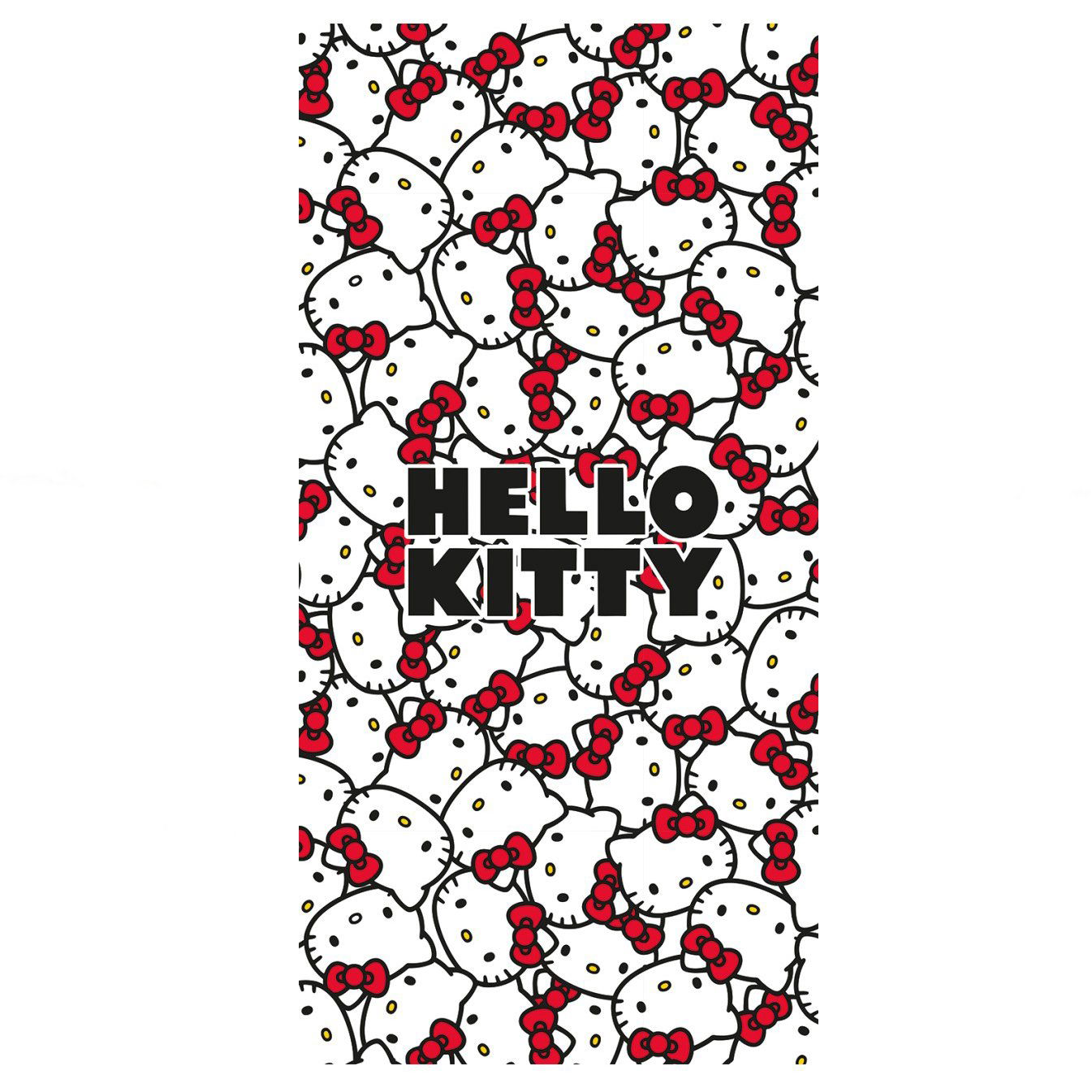 JERRY FABRICS Törölköző - Hello Kitty, 70×140 cm (8592753040362)