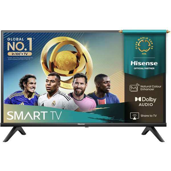 Hisense 40A4Q телевизор 101,6 см (40") HD Smart TV Wi-Fi Черен 200 cd/m²