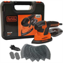 Black & Decker KA2500K Мишка шлайф 120W, 6 мрежести шлифовъчни листа, в кутия