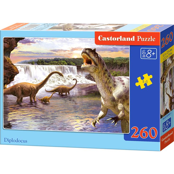 Castorland Diplodocus 260 pcs Puzzle 260 kusov dinosaury