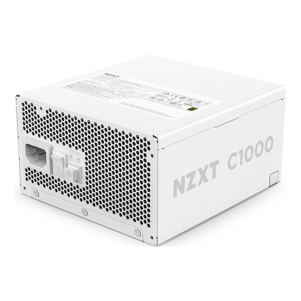 NZXT ATX 3.X 1000W 80+ Gold ventillátorral moduláris fehér tápegység (PA-0G2BW-EU)