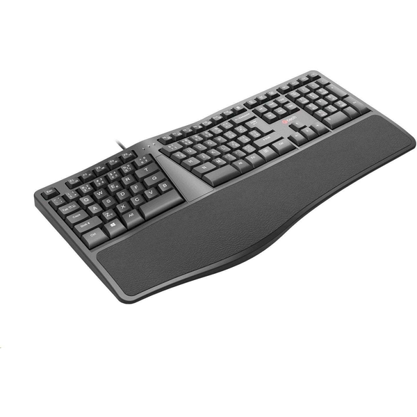C-TECH KB-113E Ergo Cseh fekete