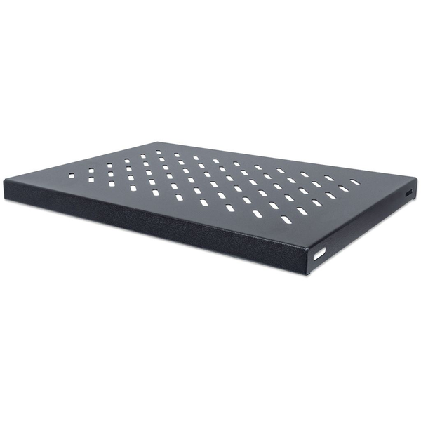 Intellinet 1U 19" Fixed Shelf rack polc 345mm fekete (712521)