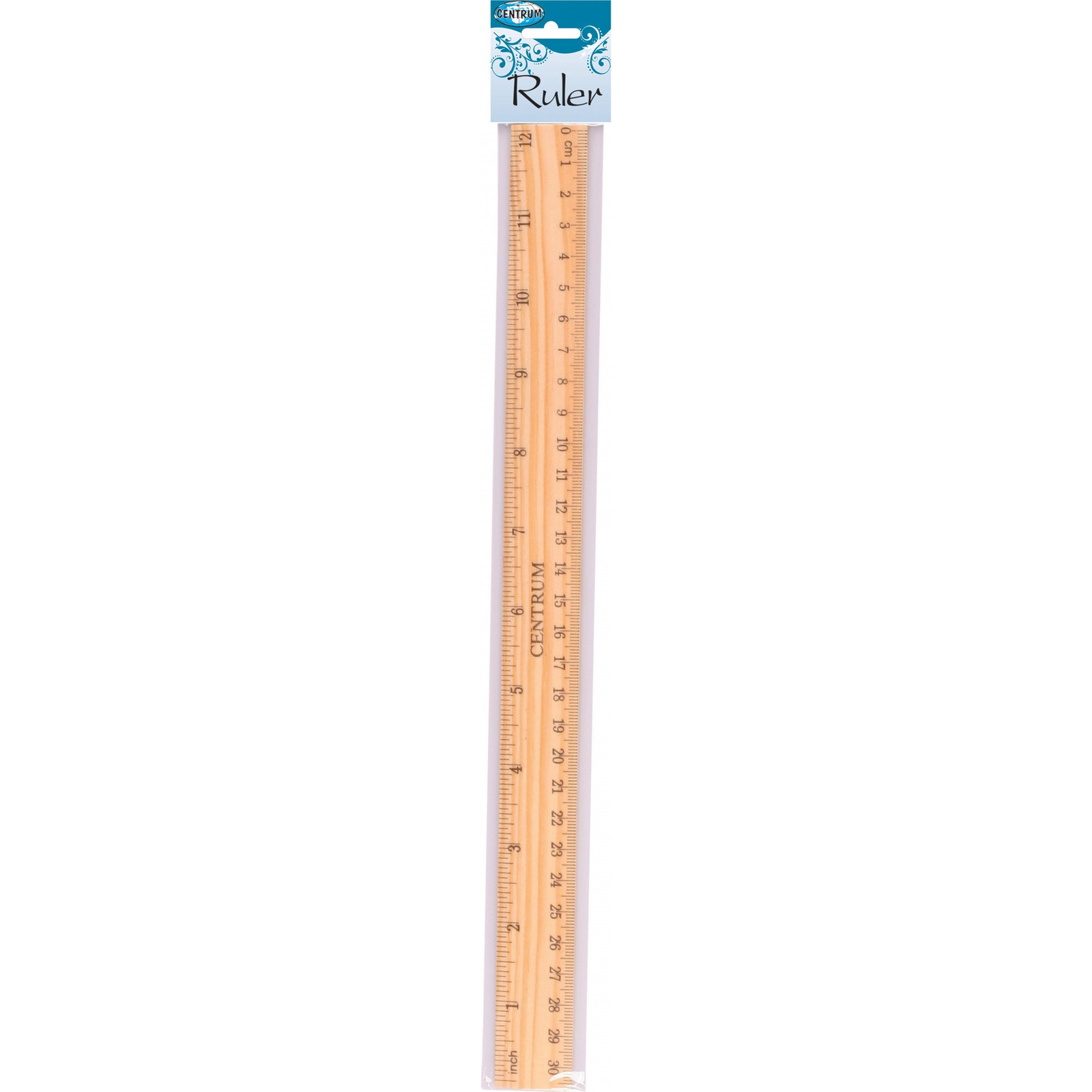 Vonalzó Fa Centrum 30 cm (80942)
