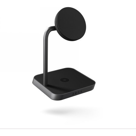 ZENS indukciós akkutöltő Aluminium Series 2 in 1 Magnetic Wireless Office Charger 2 ZEDC26B/00 Fekete