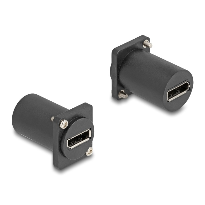 Delock D-típusú modul DisplayPort anya - anya 4K fekete (88154) (88154)