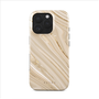Калъф Burga Full Glam Tough Magnetic за iPhone 16 Pro, бежов с десен