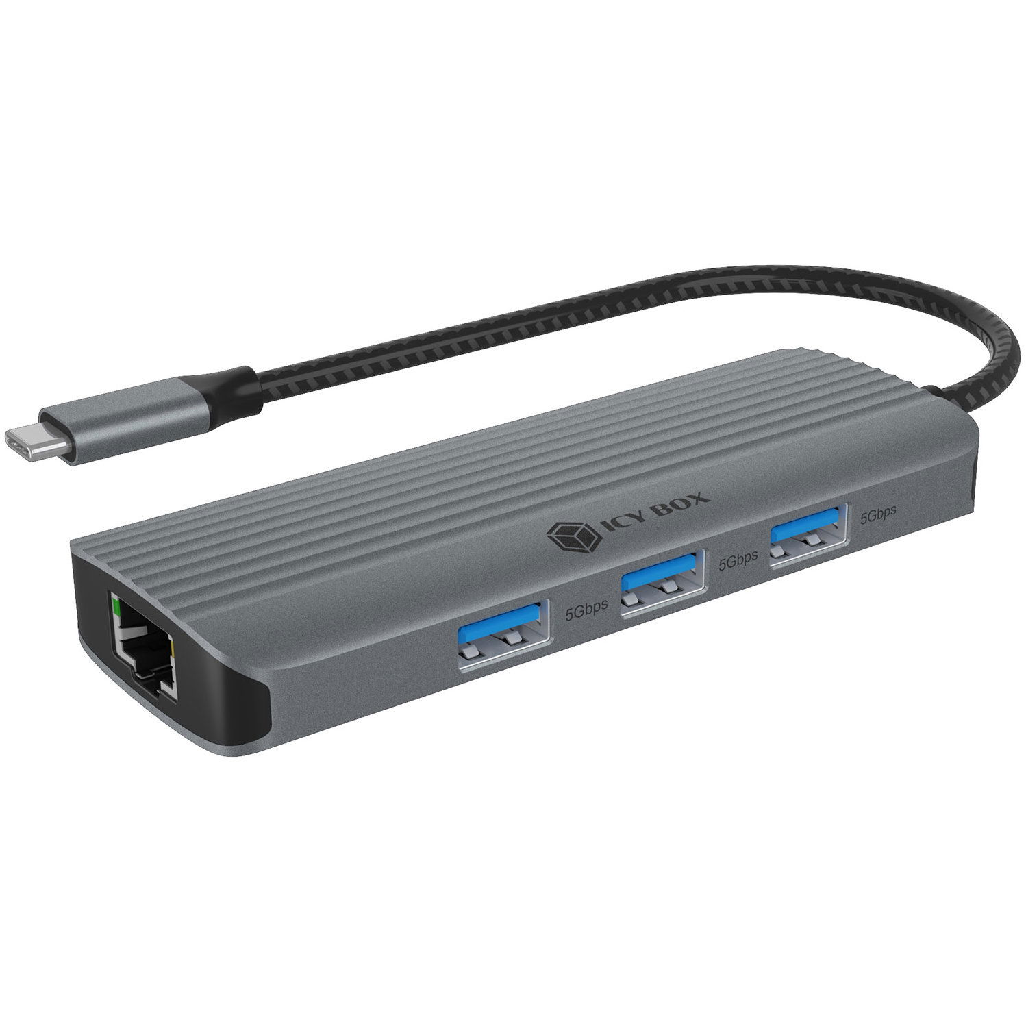 ICY BOX IB-DK4034a-CPD USB-C 6in1, HDMI, RJ45 (IB-DK4034a-CPD)