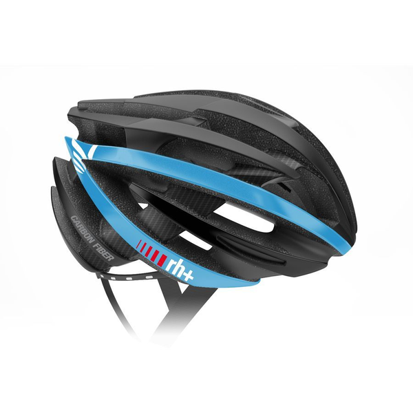 RH+ Kask rowerowy ZY Carbon Fiber Matt Black-Matt White-Matt Blue EHX6061 07 czarno-niebieski r. L/XL (58-62)