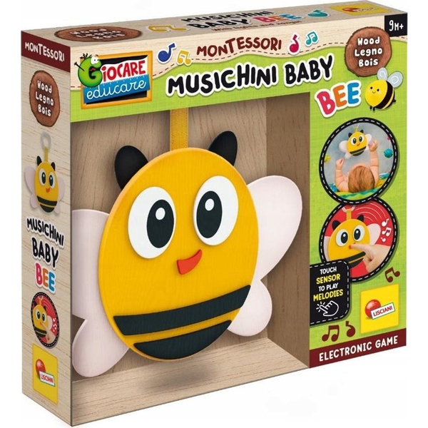 Lisciani Montessori Fa Játék - Zenélő Méhecske