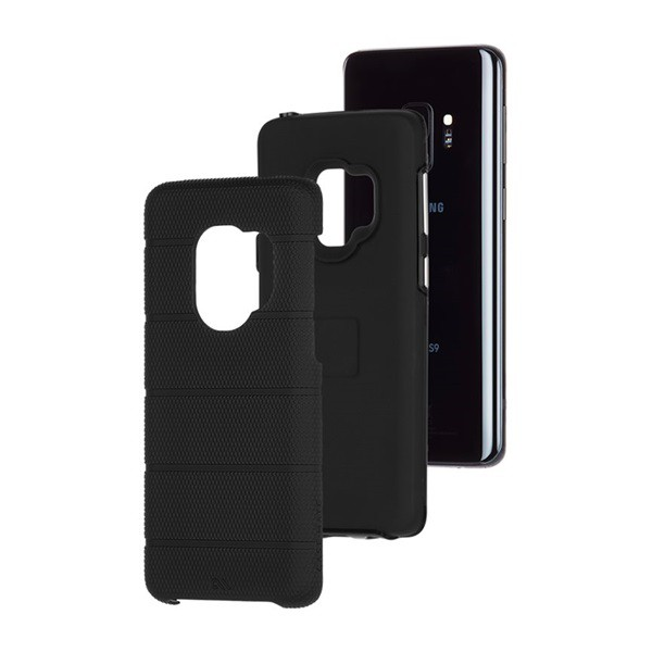 CASE-MATE TOUGH MAG műanyag telefonvédő (ultravékony, szilikon belső, közepesen ütésálló) FEKETE [Samsung Galaxy S9 (SM-G960)] (CM036978)