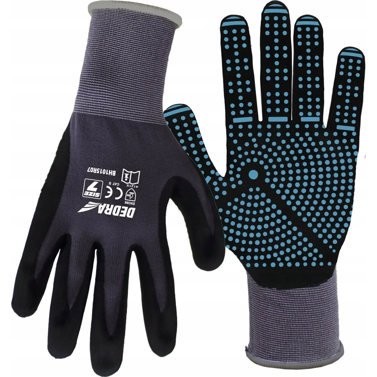 Dedra BH1015R Nitrile Pro Comfort Munkavédelmi Kesztyű 9-es Méret (BH1015R09)