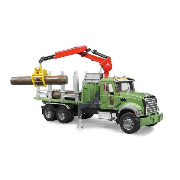 Mack Trasnporte De Madera Con Grua