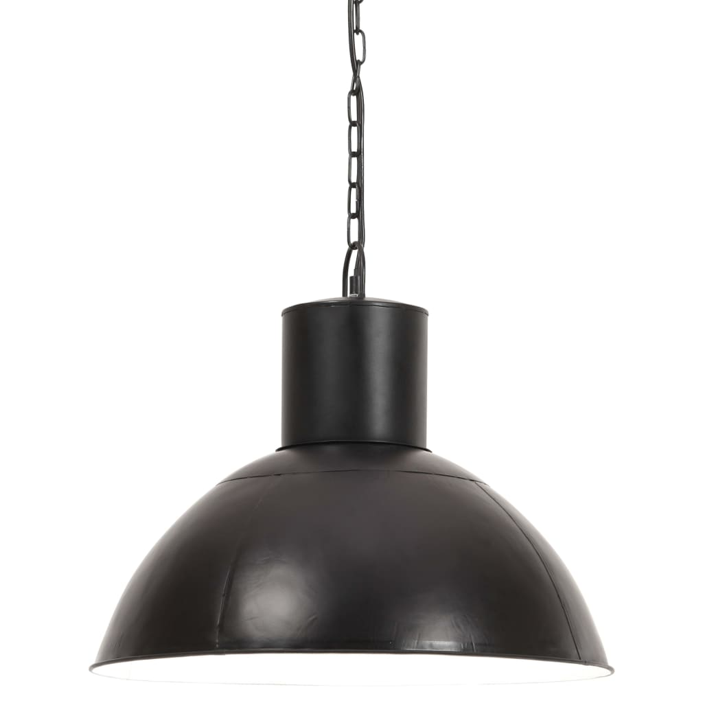 kerek fekete függőlámpa 25 W 48 cm E27 (320565)
