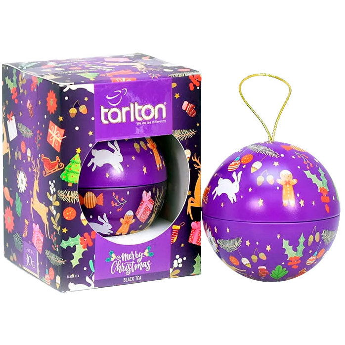 Tarlton Christmas Bauble Tropical Fruit, bádogdobozos, 30 g (4792331003909)