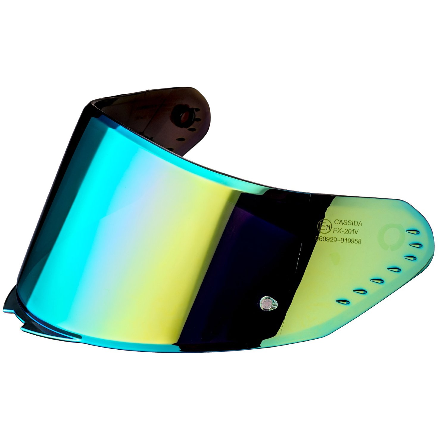 CASSIDA AERO Plexi, Pinlock előkészítés, REVO tükrös arany (M142-1980)