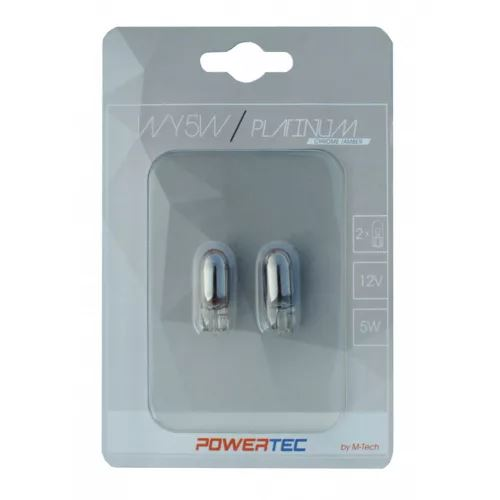 Powertec Standard T10, WY5w halogén izzó 12V (biszter) (72PTZCH28-02B)