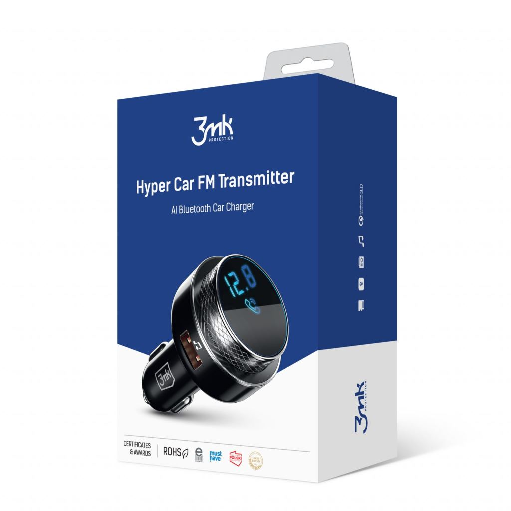 3mk Hyper Car FM Transmitter (3MK464581) (3MK464581)