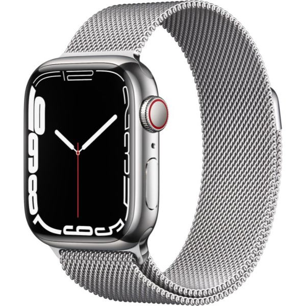 Apple Watch Series 7 GPS + Cellular 45mm Ezüst