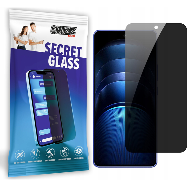  GrizzGlass Szkło prywatyzujące GrizzGlass SecretGlass do Vivo IQOO Neo9s Pro Plus