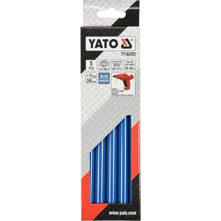 YATO Ragasztó patron kék 11 x 200 mm (5db/cs) (YT-82435)