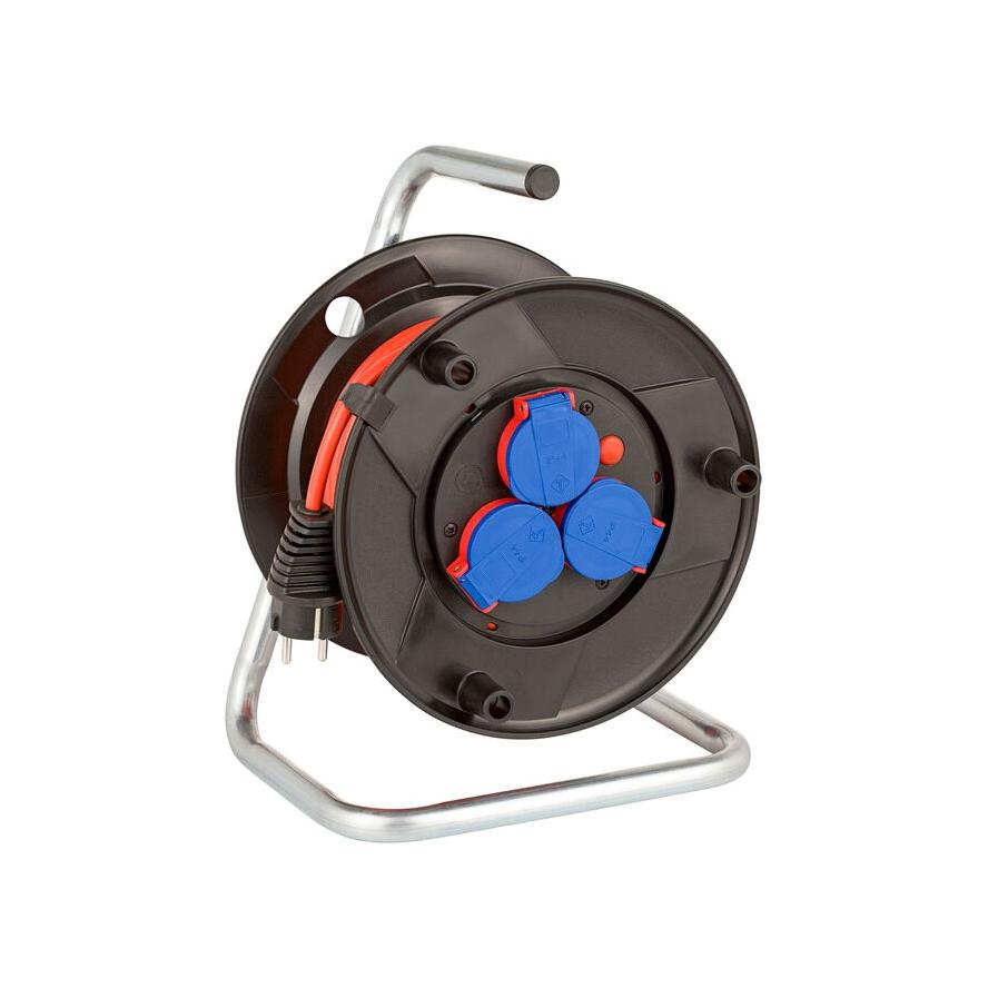 Brennenstuhl Garant IP44 Kültéri kábeldob 3 aljzatos 20m - Fekete (1098530001)