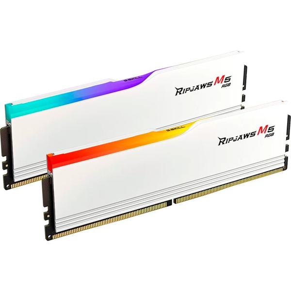 DIMM 96 GB DDR5-5200 (2x 48 GB) Dual-Kit (weiß, F5-5200J4040A48GX2-RM5RW, Ripjaws M5, INTEL XMP)
