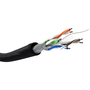 Goobay U/UTP CAT6 Kültéri installációs kábel 100m - Fekete