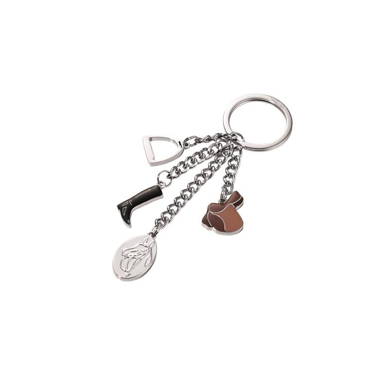 Troika Horse Kulcstartó 4 charm dísszel (KR13-17/CH)