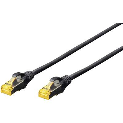 DIGITUS CAT 6A S/FTP Patchkabel, 2m, schwarz