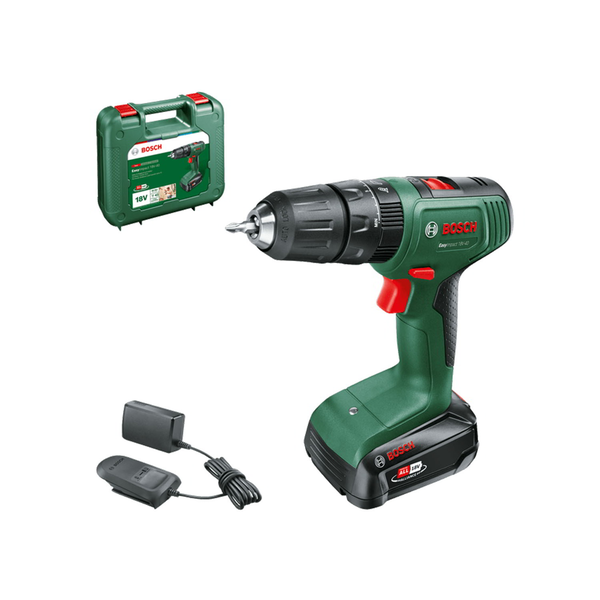 Akku-Schlagbohrschrauber EasyImpact 18V-40 (grün/schwarz, Li-Ionen Akku 2,0Ah, Koffer, POWER FOR ALL ALLIANCE)