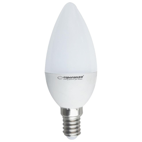 Bec LED, Esperanza, E14, 5 W, 3000 k, 470 lm, Alb cald