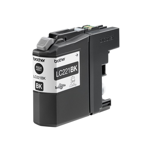 Brother LC221BK - black - original - ink cartridge