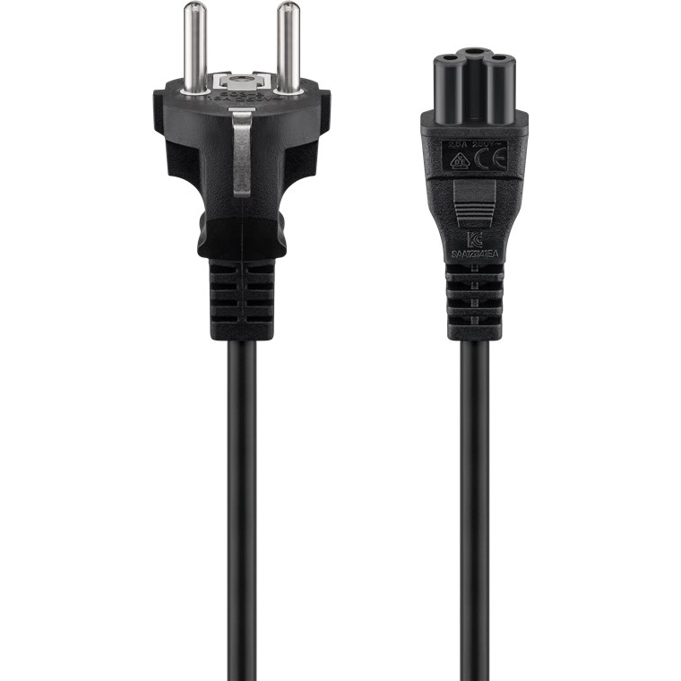 Goobay 57846 230V Hálózati tápkábel - 1m (57846)