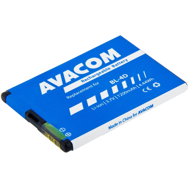 Avacom - Nokia N8, E7 Li-ion 3.7 V 1200 mAh (BL-4D helyett)