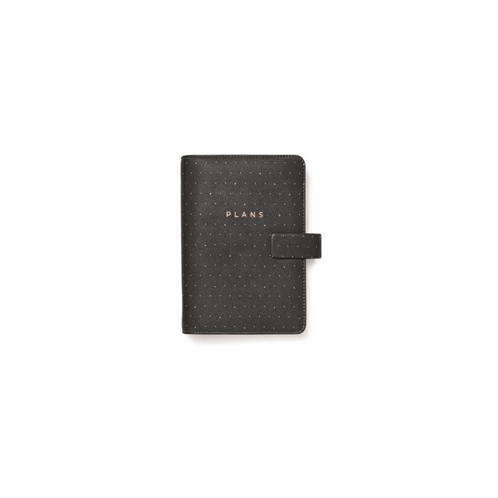 Filofax Moonlight 95 x171mm Gyűrűs kalendárium - Fekete (FX-022654)