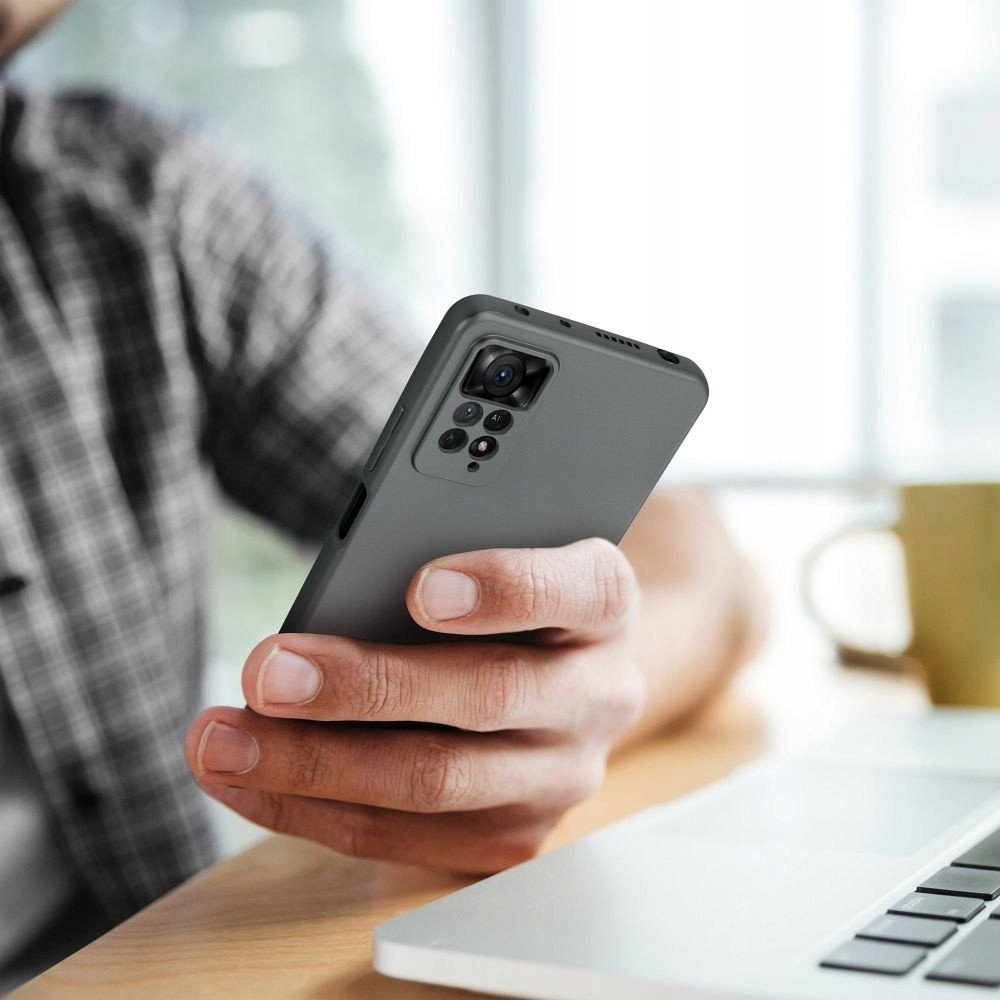 ZONE Metallic Case tok Xiaomi Redmi Note 14 Pro 5G (Global) / Poco X7 csillogó szürke (5903396365485)