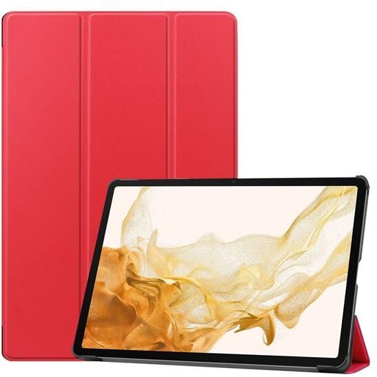 Gigapack Samsung Galaxy Tab S9 Plus bőr hatású tablet tok piros (GP-147065) (GP-147065)