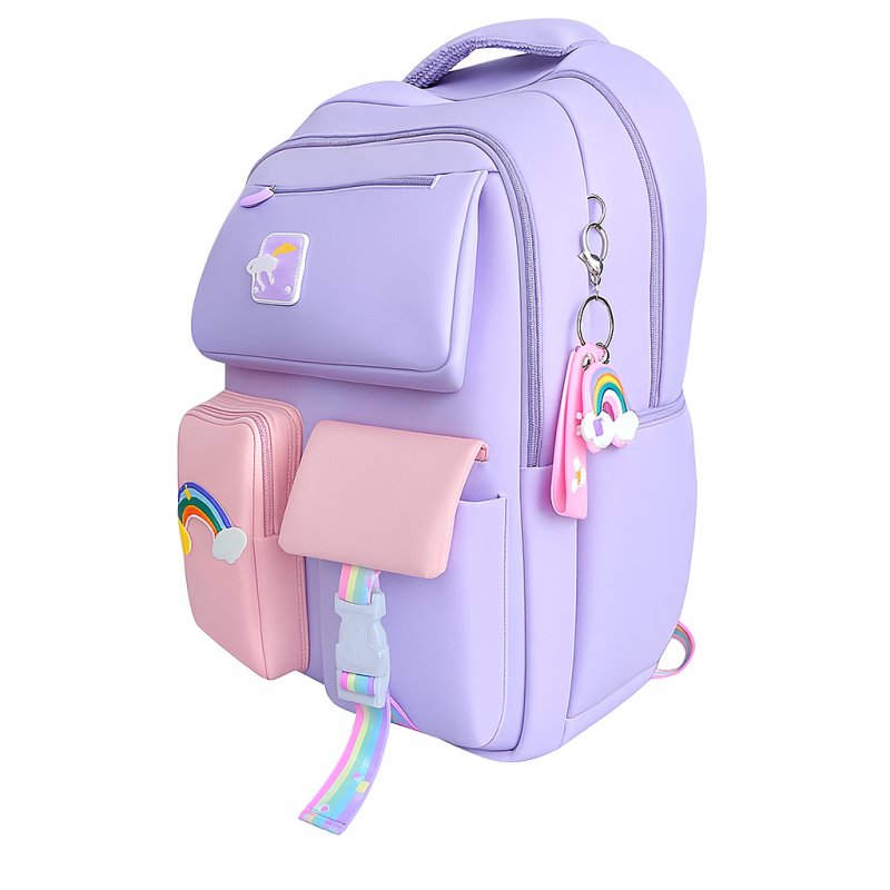 eCa Iskolai hátizsák 35 l, lila (5903678579678)
