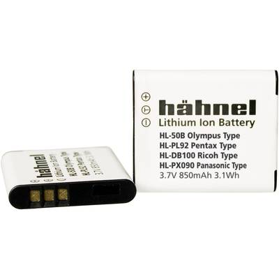 Kamera akku Hähnel Megfelelő eredeti akku LI-50B, Li-52B, D-LI92, DB-100 3.7 V 850 mAh HL-50B (10001989)