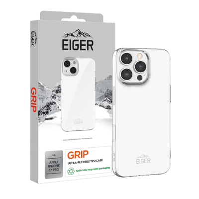 Eiger Grip Apple iPhone 16 Pro Telefon tok - Átlátszó (EGCA00617)
