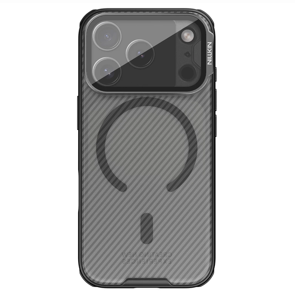 Nillkin CamShield Prop Magnetic tok Apple iPhone 17 Pro készülékhez átlátszó fekete