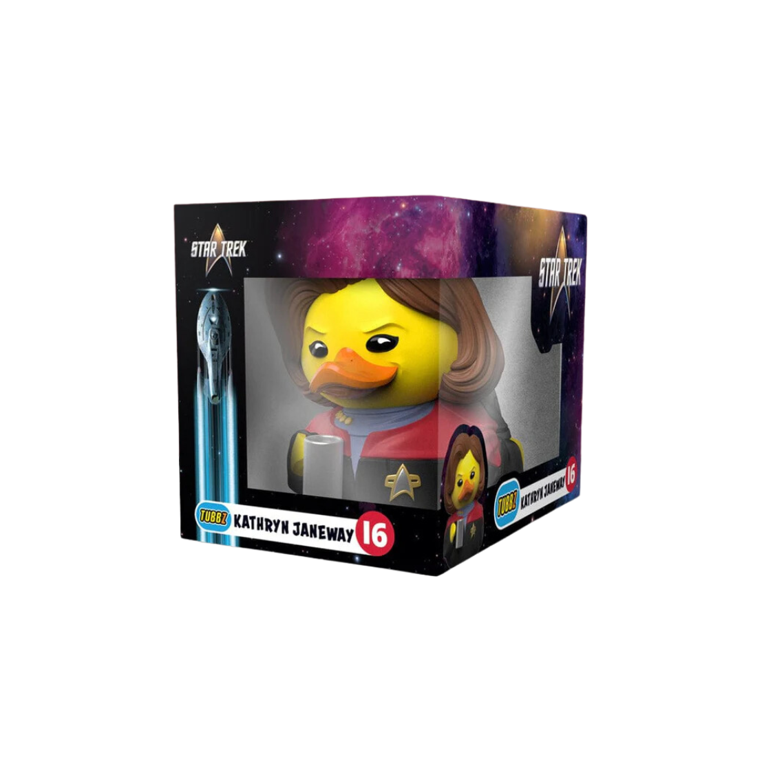 Numskull Tubbz Boxed Star Trek - Kathryn Janeway gyűjthető Gumikacsa figura 9cm (NS5112)