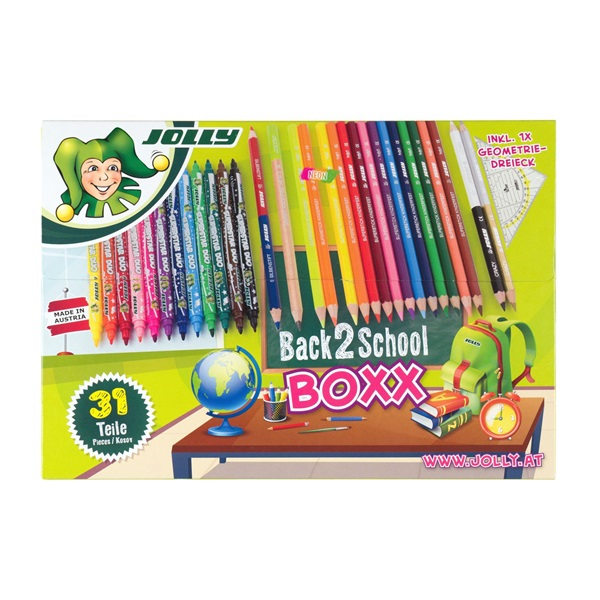 Jolly Back To School All In Boxx 31 darabos iskolakezdő készlet (9940-0232)